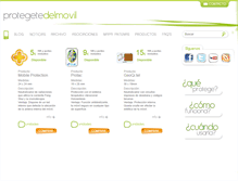 Tablet Screenshot of productos.protegetedelmovil.com